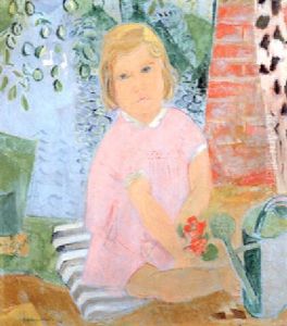 Madchen Im Garten by Oskar Moll