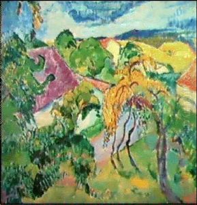 Oberbayerische Landschaft (bei Ebersberg) by Oskar Moll