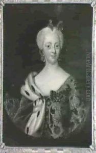 Portraet Af Prinsesse Louise, Christian Vi's Datter, Gift Med Hertug Af Sachsen- Hildburghausen Portraet Af Prinsesse Louise, Christian Vi's Datter, Gift Med Hertug Af Sachsen- Hildburghausen