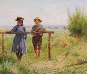 To Born Ved Et Hegn I Tune by Carl Henrik Koch Moller