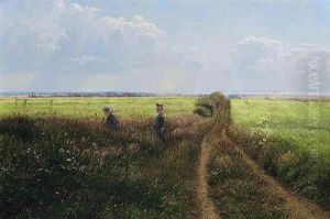 Promenade Pa Landet by Carl Henrik Koch Moller