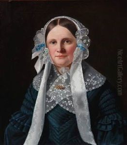 Portraits Of Lars Theilland And His Wife Johanne Kathrine, Nee Jorgensen (pair)