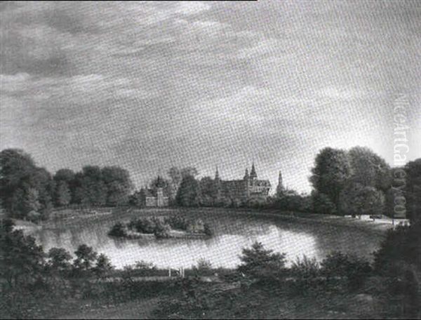 Udsigt Mod Badstuen Og Frederiksborg Slot - view 1