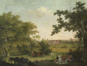 Landscape With Schaeffergaarden In Jaegersborg Landscape With Schaeffergaarden In Jaegersborg