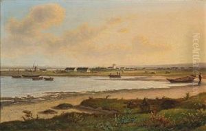 View From Roskilde Fiord, Denmark by Jens Peter (I.P.) Moeller