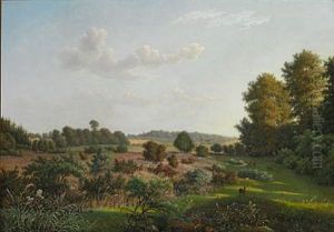 Sogaard. Dyrehavemosen by Jens Peter (I.P.) Moeller