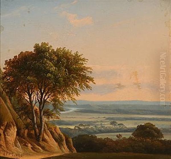 Summer Landscape With View Of A Valley - view 1