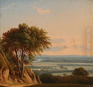 Summer Landscape With View Of A Valley Summer Landscape With View Of A Valley