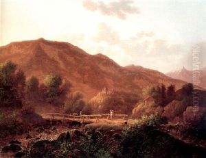 View Of Thun From Staden In Switzerland by Jens Peter (I.P.) Moeller