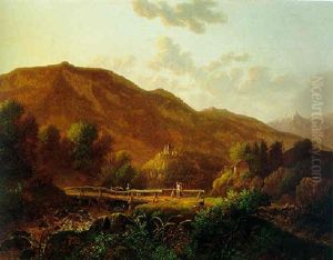 Blick Von Staden Auf Thun In Der Schweiz by Jens Peter (I.P.) Moeller