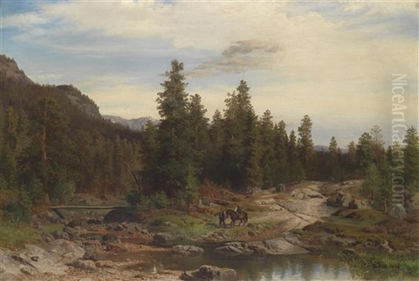 Landschaft Mit Heimkehrendem Bauernpaar - view 1