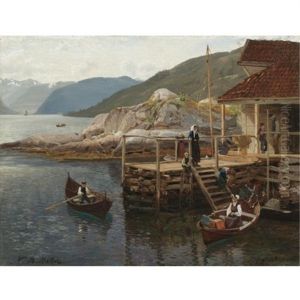 Bryggen (the Quay) by Niels Bjornsen Moller