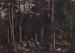To Smapiker I Skogen by Niels Bjornsen Moller