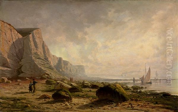 Steilkuste Bei Dover An Einem Sonnigen Morgen - view 1
