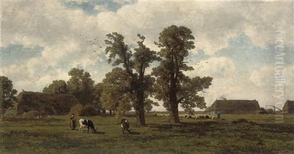 Tending To The Livestock - view 1