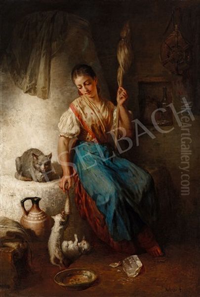 Girl Spinning - view 1