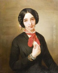 Ifju Holgy Medalionnal by Jozsef Molnar