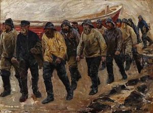 Fishermen From Skagen by Niels Pedersen Mols