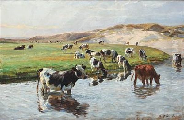Landscape With Cows At Liver River, Hjorring - view 1