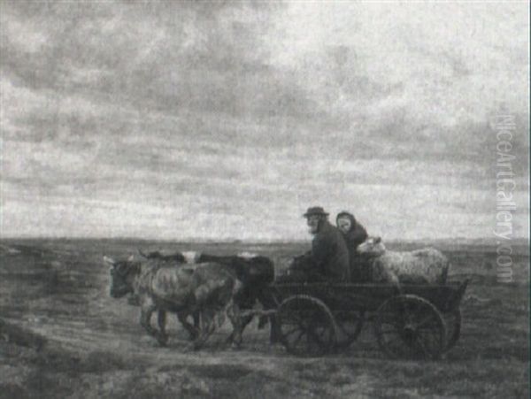 Farene Kares Hjem. Parti Fra Veft I Jylland - view 1