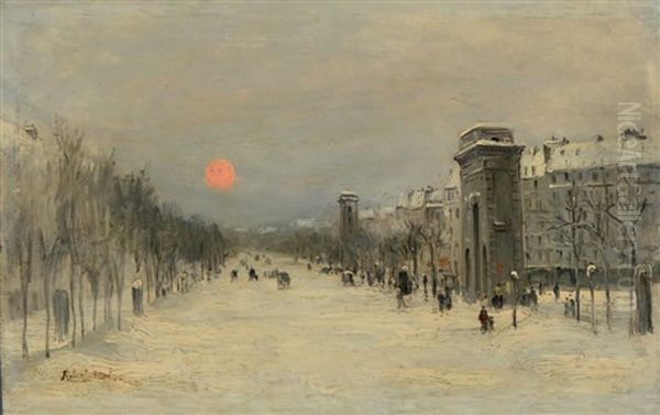 Les Grands Boulevards, Hiver - view 1