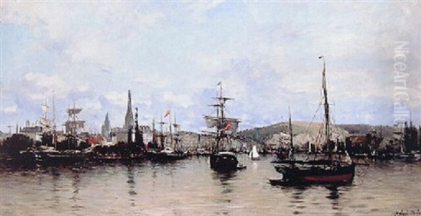 Vue Du Port De Rouen - view 1
