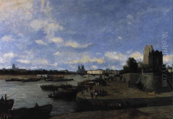 Vue De Paris, Quai De Bercy, La Halle Au Vin - view 1