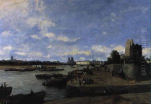 Vue De Paris, Quai De Bercy, La Halle Au Vin Vue De Paris, Quai De Bercy, La Halle Au Vin