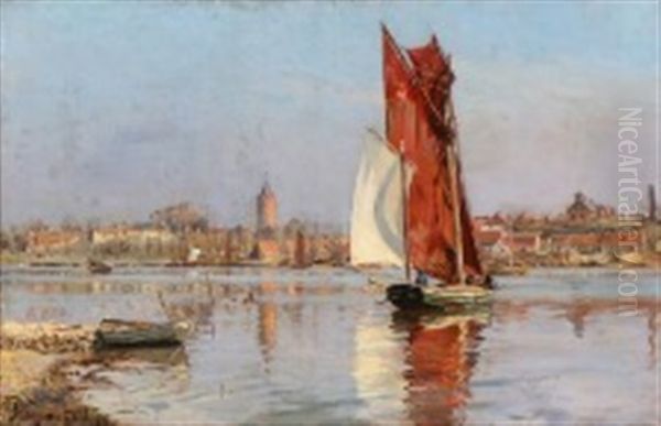 View Over The North Harbour In Vordinborg, Denmark - view 1