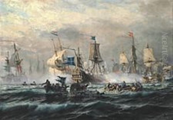 The Battle Of Koge Bay 1 July 1677 - view 1