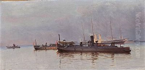 Torpedobaade I Havn - view 1
