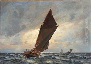 Morgenstemning I Sundet by Christian Molsted