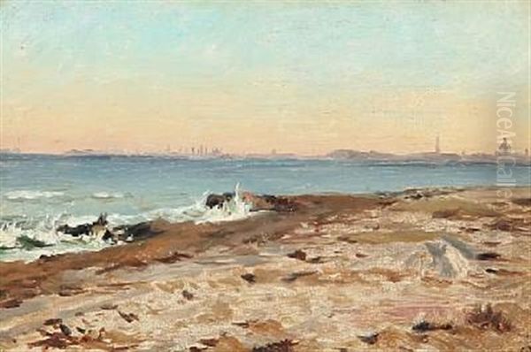 Coastal Scene With A View Towards Copenhagen - view 1