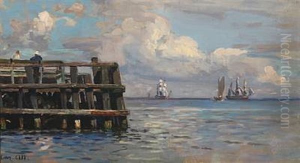Sailing Ships By The Pier Of Dragor - view 1