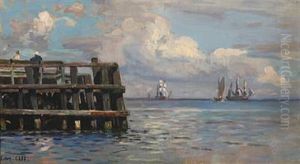 Sailing Ships By The Pier Of Dragor