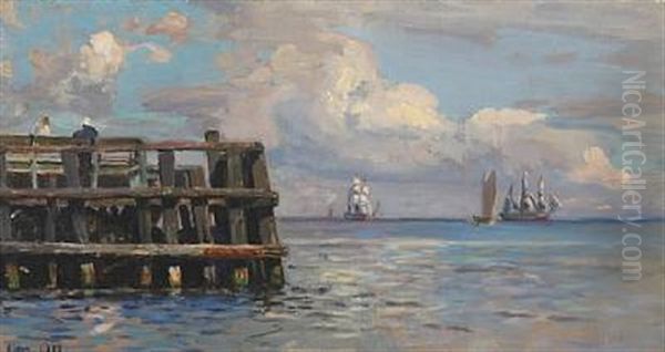Sailing Ships By The Pier Of Dragor - view 1