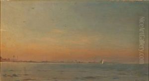 Coastal Scene On A Late Summer Day