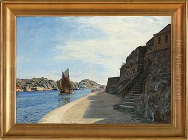 Det Gamle Havnefort Ved Det Nordre Indlob Til Marstrand (the Old Harbour Fort At Marstrand) - view 1