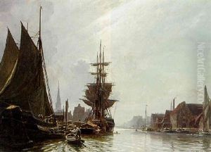 Fra Kobnhavns Havn by Christian Molsted