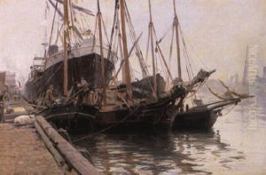 Havneparti by Christian Molsted