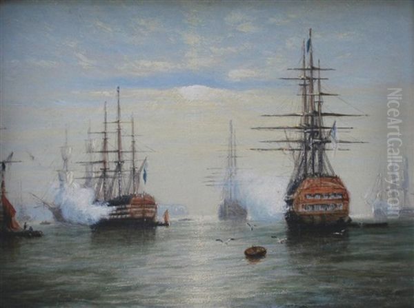 The Morning Gun (+ Frigates In Coastal Waters; Pair) - view 1
