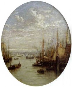 Sailing Boats On The Thames Sailing Boats On The Thames