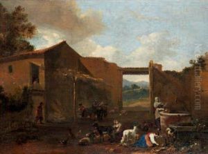 Cour De Ferme Animee