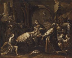 The Adoration Of The Magi, Grisaille
