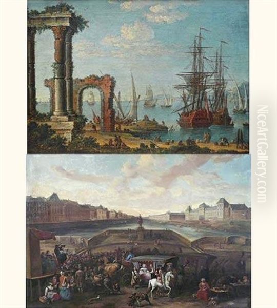 Vue De La Seine Depuis Le Pont Neuf - view 1
