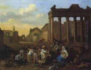 Markt In Einer Italienischen Stadt