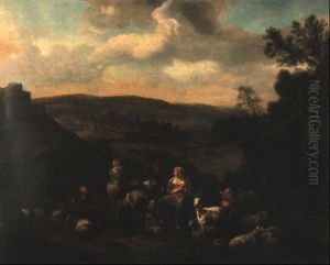 Landschaft Mit Viehherde by Hendrick Mommers