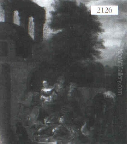 Peasant Family In Village - view 1