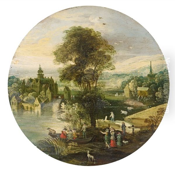 Landscape With Water Castle - view 1