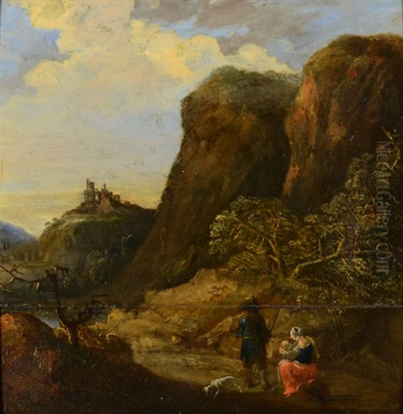 Landscape With View Of Distant Castle - view 1